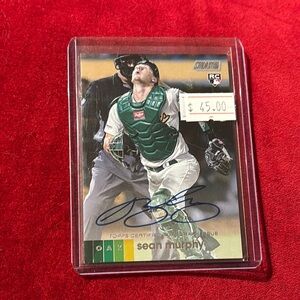 2020 Topps Stadium Club Sean Murphy‎ Autograph Baseball Card